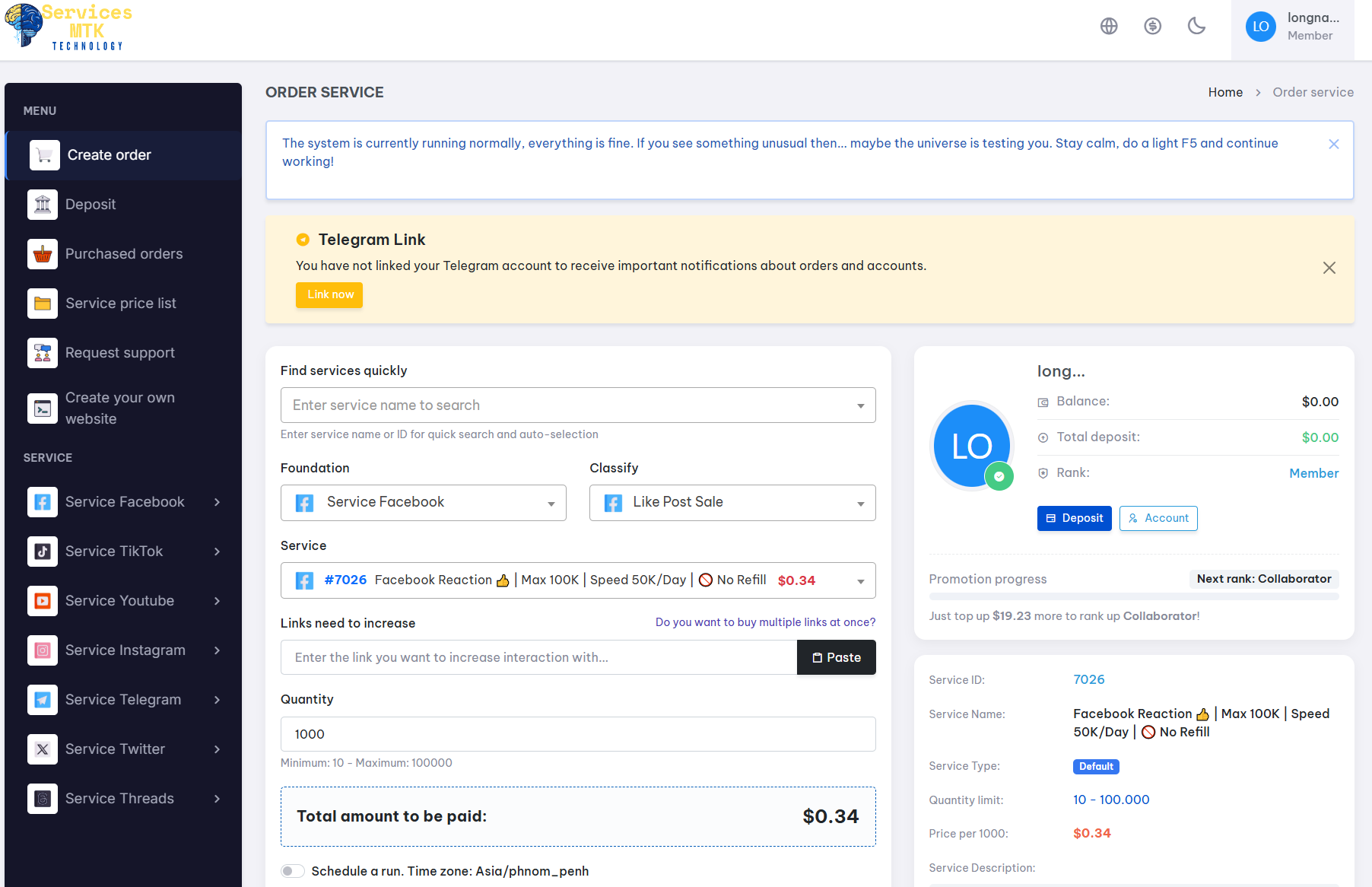 SMM Dashboard